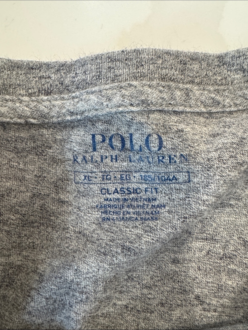 Polo by Ralph Lauren Gray Heather Pocket Tee - Picture 4 of 4